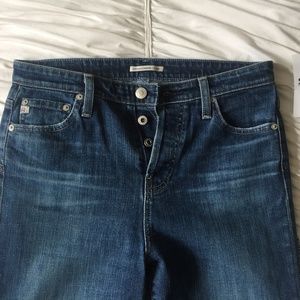 AG High Waisted Flare Jeans, size 27